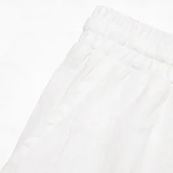 Men's Shorts Linen Shorts Summer Shorts Button Split Front Pocket Plain Comfort Breathable Knee Length Party Outdoor Casual Fashion Basic White Navy Blue