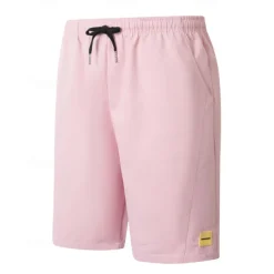 Men's Shorts Summer Shorts Work Shorts Casual Shorts Pocket Drawstring Elastic Waist Plain Comfort Breathable Short Outdoor Vacation Sport Casual Black Pink