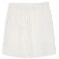 Men's Shorts Summer Shorts Beach Shorts Drawstring Elastic Waist Straight Leg Plain Comfort Breathable Short Home Casual Daily Simple Classic Style Black White Micro-elastic