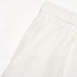 Men's Shorts Summer Shorts Beach Shorts Drawstring Elastic Waist Plain Breathable Knee Length Yoga Beach Hawaiian Casual White Green