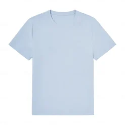 Men's Silk Cotton Blend Antibacterial UV Protection T Shirt Crew Neck School Training Short Sleeve Crewneck Clothing Apparel Knitwear Vacation Vintage Neutral