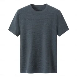 Men's Silk Linen Cotton Crew Neck Knit T Shirt School Training Twisted Clothing Apparel Knitwear Vacation Vintage Neutral