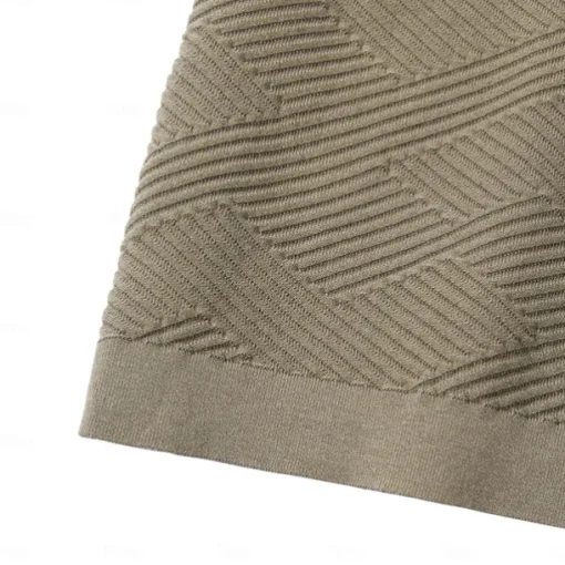 Men's Silk Linen Cotton Crew Neck Knit T Shirt School Training Twisted Clothing Apparel Knitwear Vacation Vintage Neutral
