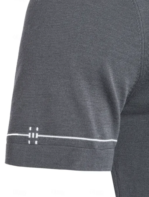 Men's Silk Linen Cotton T Shirt Short Sleeve Crew Neck Summer Solid Color Daily Casual Daily Leisure Color Block Vacation Causal Casual Dark Gray Black White Top Tee for Men