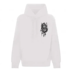 Men's Skeleton Snake Hoodie Hoodies Sweatshirt Punk Gothic Long Sleeve Hooded Party Holiday Streetwear Black White Print Front Pocket Spring & Fall Designer