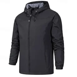 Men's Ski Jacket Outdoor Waterproof Windproof Hoodie Snow Coat Ski Coat Traveling Black Army Green Blue Dark Blue