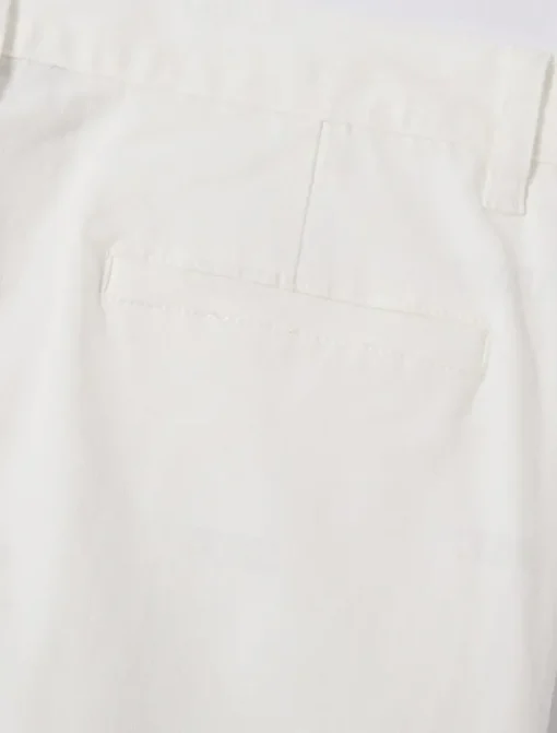 Men's Skinny Trousers Chinos Chino Pants Casual Pants Pocket Plain Comfort Soft Full Length Outdoor Daily Going out Fashion Streetwear Black White Micro-elastic