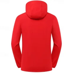 Men's Softshell Jacket Hiking Jacket Outdoor Windproof Quick Dry Lightweight Jacket Windbreaker Jacket Traveling Black White Red Navy Blue Royal Blue