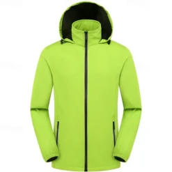 Men's Softshell Jacket Hiking Jacket Outdoor Windproof Quick Dry Lightweight Jacket Windbreaker Jacket Traveling Black White Red Navy Blue Royal Blue