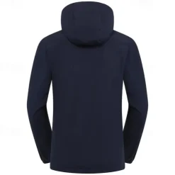 Men's Softshell Jacket Hiking Jacket Outdoor Windproof Quick Dry Lightweight Jacket Windbreaker Jacket Traveling Black White Red Navy Blue Royal Blue