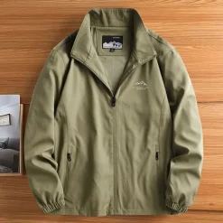 Men's Softshell Jacket Hiking Jacket Outdoor Windproof Water Resistant Windbreaker Jacket Traveling Black Dark Green Khaki Dark Blue Grey