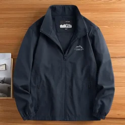 Men's Softshell Jacket Hiking Jacket Outdoor Windproof Water Resistant Windbreaker Jacket Traveling Black Dark Green Khaki Dark Blue Grey