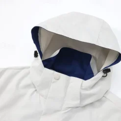 Men's Softshell Jacket Hiking Jacket Outdoor Windproof Water Resistant Windbreaker Jacket Traveling Dark Grey Black White Blue Light Grey