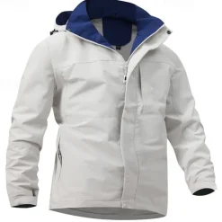 Men's Softshell Jacket Hiking Jacket Outdoor Windproof Water Resistant Windbreaker Jacket Traveling Dark Grey Black White Blue Light Grey