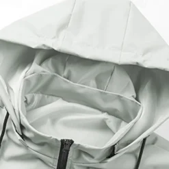 Men's Softshell Jacket Hiking Jacket Outdoor Color Block Windproof Water Resistant Hoodie Windbreaker Jacket Camping / Hiking / Caving Traveling Black Blue Green