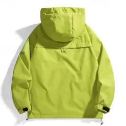 Men's Softshell Jacket Hiking Jacket Outdoor Windproof Water Resistant Windbreaker Jacket Traveling Black Purple Brown Green Khaki