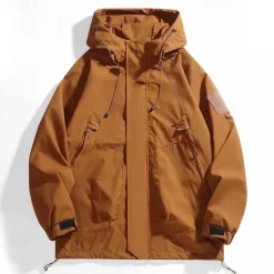 Men's Softshell Jacket Hiking Jacket Outdoor Windproof Water Resistant Windbreaker Jacket Traveling Black Purple Brown Green Khaki