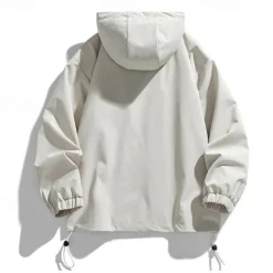 Men's Softshell Jacket Hiking Jacket Outdoor Windproof Windbreaker Jacket Traveling Black Pink Purple Green Khaki