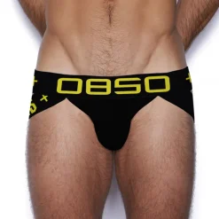 Men's Sport Briefs Running Brief Underwear Winter Cotton Breathable Lightweight Soft Fitness Performance Running Sportswear Activewear Solid Colored Black Pink Sky Blue