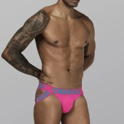 Men's Sport Briefs Running Brief Underwear Winter Cotton Breathable Lightweight Soft Fitness Performance Running Sportswear Activewear Solid Colored Black Pink Sky Blue