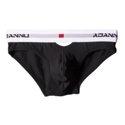 Men's Sport Briefs Underwear Home Casual Winter Cotton Breathable Soft Sweat wicking Running Walking Sportswear Activewear Solid Colored White Black Blue / Micro-elastic