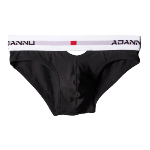Men's Sport Briefs Underwear Home Casual Winter Cotton Breathable Soft Sweat wicking Running Walking Sportswear Activewear Solid Colored White Black Blue / Micro-elastic