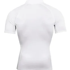 Men's Sport Polo Golf Shirt Casual Daily Stand Collar Quarter Zip Short Sleeve Fashion Basic Solid Color Color Block Zipper Summer Regular Fit Black White Dark Blue Gray Sport Polo