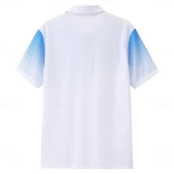 Men's Sport Polo Golf Shirt Casual Holiday Lapel Short Sleeve Fashion Basic Gradient Button Summer Regular Fit Wine Black White Navy Blue Orange Gray Sport Polo