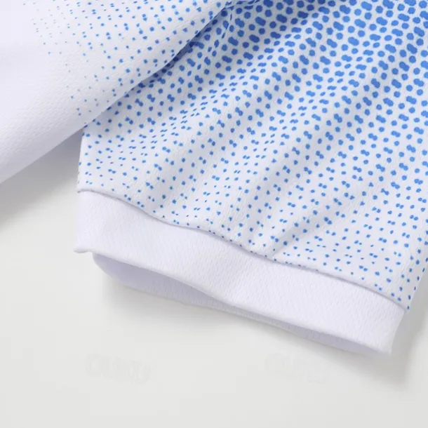 Men's Sport Polo Golf Shirt Casual Holiday Lapel Short Sleeve Fashion Basic Gradient Button Summer Regular Fit Wine Black White Navy Blue Orange Gray Sport Polo