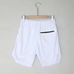 Men's Sports Outdoor Athletic Breathable Quick Dry Moisture Wicking 2 in 1 with Phone Pocket Liner Solid Colored Activewear Dark Grey Black Stretchy