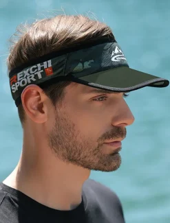Men's Sports Visor Hat – Lightweight Breathable Sun Protection Cap for Running, Golf, Tennis & Outdoor Activities