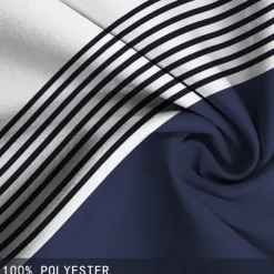 Men's Stripes Geometric Pattern Swim Shorts Board Shorts Swimming Trunks Mid Waist Hawaiian Casual Holiday Beach Drawstring with Mesh lining Elastic Waist Designer Clothing Apparel