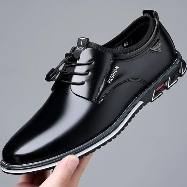 Men's Stylish Brown Lace-Up Casual Shoes – Comfortable Slip-On Sneakers for Everyday and Semi-Formal Wear