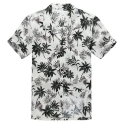 Men's Summer Hawaiian Shirt Aloha Shirt Shirt Collar Designer White Yellow Sky Blue S M L