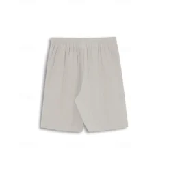 Men's Summer Shorts Beach Shorts Drawstring Elastic Waist Plain Breathable Soft Short Casual Daily Holiday Streetwear Hawaiian Blue Green Micro-elastic