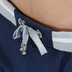 Men's Summer Shorts Work Shorts Pocket Drawstring Plain Comfort Breathable Knee Length Outdoor Business Fashion Casual Black Blue