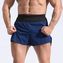 Men's Sweat Shorts Shorts Summer Shorts Pocket Drawstring Elastic Waist Plain Comfort Short Sports Outdoor Daily Going out Fashion Casual Black Red Micro-elastic