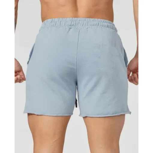 Men's Sweat Shorts Shorts Bermuda shorts Drawstring Elastic Waist Plain Comfort Sports Short Daily Running Gym Fashion Athleisure Black Blue Micro-elastic