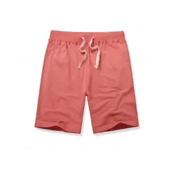 Men's Sweat Shorts Shorts Workout Shorts Casual Shorts Pocket Drawstring Elastic Waist Plain Comfort Breathable Knee Length Casual Daily Holiday Sports Fashion Smoky gray Black Micro-elastic