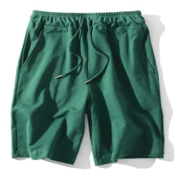 Men's Sweat Shorts Shorts Running Shorts Terry Shorts Pocket Plain Comfort Breathable Outdoor Daily Going out Fashion Casual Black White