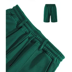 Men's Sweat Shorts Shorts Summer Shorts Beach Shorts Pocket Drawstring Elastic Waist Plain Comfort Breathable Short Outdoor Sports Classic Casual Black Brown