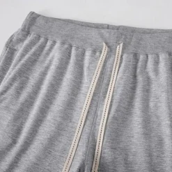 Men's Sweat Shorts Shorts Summer Shorts Beach Shorts Pocket Drawstring Elastic Waist Plain Comfort Breathable Short Holiday Vacation Beach Sports Fashion Black White