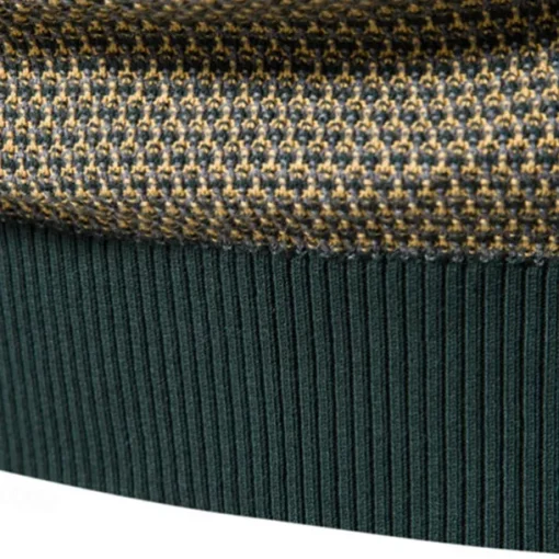 Men's Sweater Pullover Sweater Jumper Knitwear Ribbed Knit Regular Tops Color Block Crew Neck Knitwear Neutral Outdoor Clothing Apparel Spring & Fall Black Red S M L