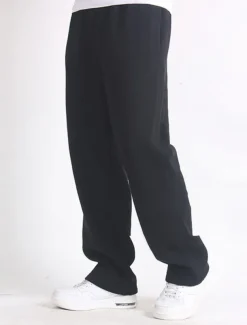 Men's Sweatpants Drawstring Solid Color Plain Outdoor Sports Full Length Daily Leisure Sports Athleisure Navy Black Micro-elastic