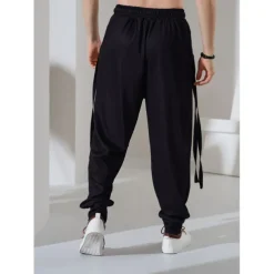 Men's Sweatpants Joggers Trousers Drawstring Side Pockets Elastic Waist Animal Graphic Prints Comfort Breathable Sports Outdoor Casual Daily Cotton Blend Terry Streetwear Designer Black Purple
