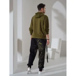 Men's Sweatpants Joggers Trousers Drawstring Side Pockets Elastic Waist Graphic Prints Comfort Breathable Sports Outdoor Casual Daily Cotton Blend Terry Streetwear Designer Black Blue Micro-elastic