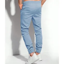 Men's Sweatpants Joggers Trousers Pocket Drawstring Elastic Waist Plain Comfort Sports Outdoor Daily Fashion Casual Black Light Green Micro-elastic