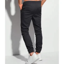 Men's Sweatpants Joggers Trousers Pocket Drawstring Elastic Waist Plain Comfort Sports Outdoor Daily Fashion Casual Black Light Green Micro-elastic