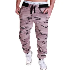 Men's Sweatpants Joggers Trousers Pants Trousers Drawstring Elastic Waistband Camouflage Breathable Soft Sports & Outdoor Daily Cotton Casual / Sporty Yellow camouflage Green camouflage