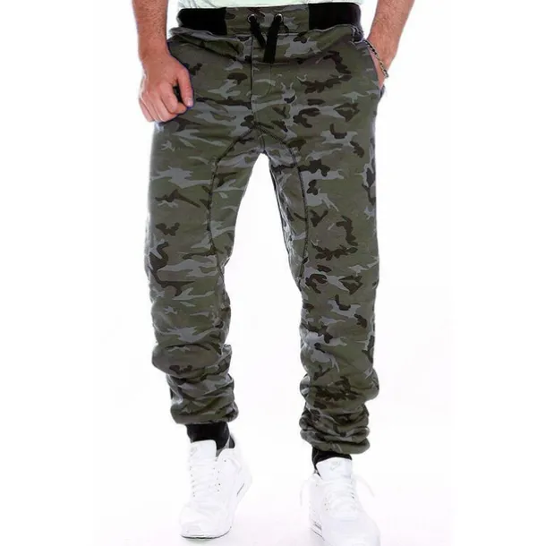 Men's Sweatpants Joggers Trousers Pants Trousers Drawstring Elastic Waistband Camouflage Breathable Soft Sports & Outdoor Daily Cotton Casual / Sporty Yellow camouflage Green camouflage